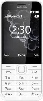 Nokia 230 Single-SIM White/Silver