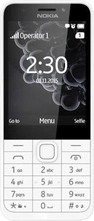 Nokia 230 Single-SIM White/Silver