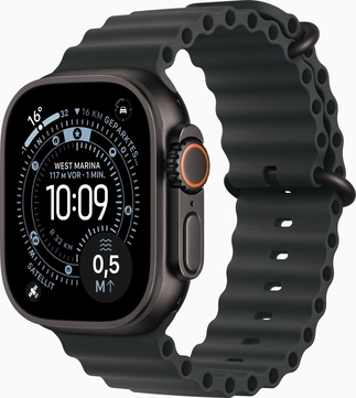 Apple Watch Ultra 3 black with Ocean Wristlet black