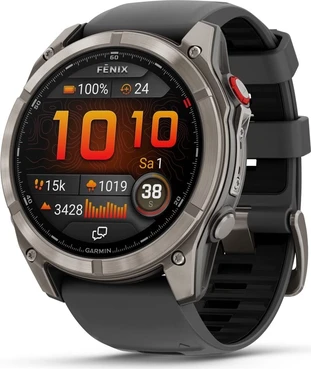 Garmin Fenix 8 Pro 51mm AMOLED titanium/black silicone