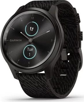 Garmin vivomove Style activity tracker black pepper woven/graphite