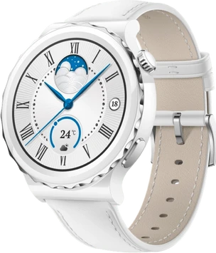 Huawei Watch GT 3 Pro Ceramic 43mm white Leather
