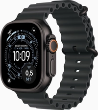 Apple Watch Ultra 3 black with Ocean Wristlet black