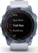 Garmin Fenix 7X Sapphire solar blue dlc titan/whitestone