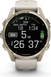 Garmin Fenix 8 43mm Sapphire Soft gold/fog grey-dark sandstone silicone