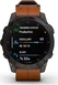 Garmin epix 2 Sapphire black titanium/chestnut leather