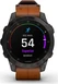 Garmin epix 2 Sapphire black titanium/chestnut leather