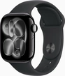 Apple Watch Series 11 (GPS) 42mm aluminium diamond black with sport wristlet S/M black