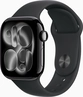 Apple Watch Series 11 (GPS + cellular) 42mm aluminium diamond black with sport wristlet S/M black