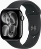Apple Watch Series 11 (GPS) 46mm aluminium diamond black with sport wristlet S/M black
