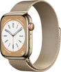 Apple Watch Series 8 (GPS + cellular) 45mm stainless steel gold with Milanaise-Wristlet gold