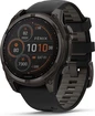 Garmin Fenix 8 47mm Sapphire solar carbon grey/black-pebble grey silicone