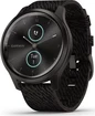 Garmin vivomove Style activity tracker black pepper woven/graphite