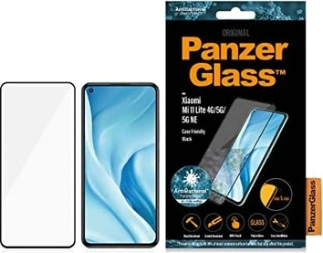 PanzerGlass Edge-to-Edge case Friendly AntiBacterial для Xiaomi Mi 11 Lite чорний