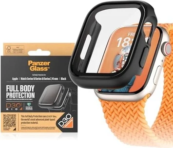 PanzerGlass Screen Protector Full Body D3O для Apple Watch (41mm) black