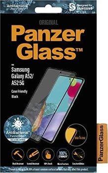 PanzerGlass Edge-to-Edge case Friendly AntiBacterial для Samsung Galaxy A52 5G чорний