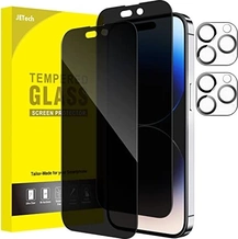 JETech Privacy Full Coverage Screen Protector with Camera lens Protector для Apple iPhone 14 Pro Max