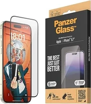 PanzerGlass ultra wide Fit with EasyAligner для Apple iPhone 15 Plus