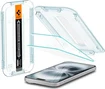 Spigen glass.tR EZ Fit sensor Protection Screen Protector для Apple iPhone 15 Plus, 2-pack