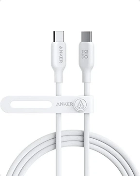 Anker 543 USB-C to USB-C кабель (bio-Based) 1.8m white
