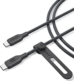 Anker 543 USB-C to USB-C кабель (bio-нейлоновий) 1.8m black