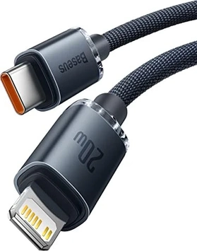 Baseus Crystal Shine USB-C/Lightning black