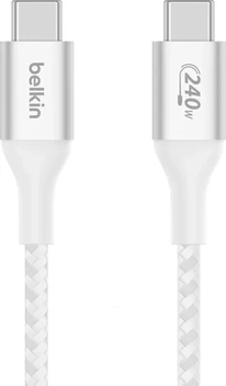 Belkin BoostCharge USB-C/USB-C 240W кабель 1.0m white