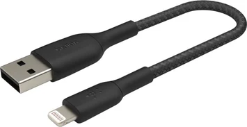 Belkin BoostCharge Braided USB-A to Lightning 0.15m black