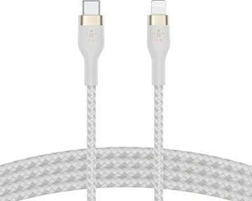 Belkin BoostCharge Pro Flex USB-C/Lightning кабель 1.0m white