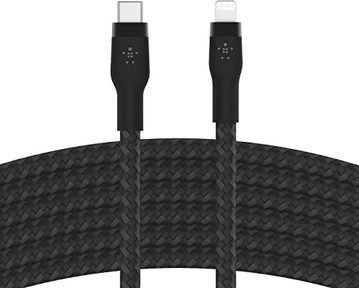 Belkin BoostCharge Pro Flex USB-C/Lightning кабель 3.0m black