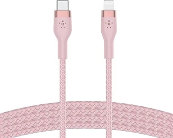 Belkin BoostCharge Pro Flex USB-C/Lightning кабель 2.0m pink