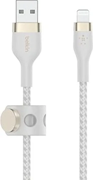 Belkin BoostCharge Pro Flex USB-A/Lightning кабель 1.0m white
