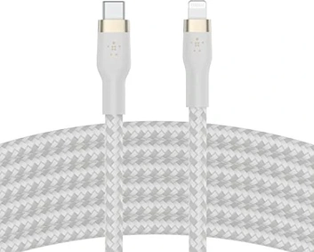 Belkin BoostCharge Pro Flex USB-C/Lightning кабель 3.0m white