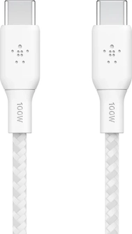 Belkin BoostCharge USB-C/USB-C 100W кабель 3.0m white