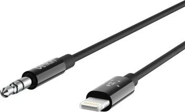 Belkin кабель-адаптер3.5mm jack/Lightning 1.80m black