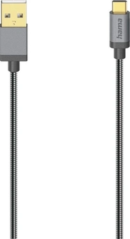 Hama USB-C кабель USB 2.0 480Mbit/s metal 0.75m