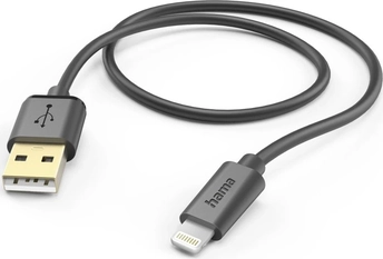 Hama кабель для зарядки USB-A/Lightning 1.5m black
