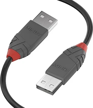 Lindy 2.0m USB 2.0 type A cable Anthra Line