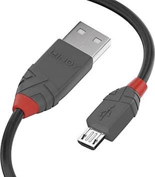 Lindy 2m USB 2.0 type A an micro-B cable Anthra Line