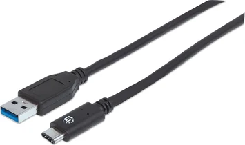 Manhattan USB 3.2 type-C Gen 2 cable 0.5m black