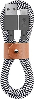 Native Union Belt кабель USB-A/USB-C zebra