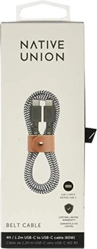 Native Union Belt кабель USB-C/USB-C zebra