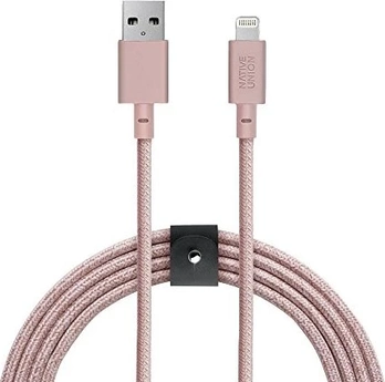 Native Union Belt кабель XL USB-A/Lightning Rose