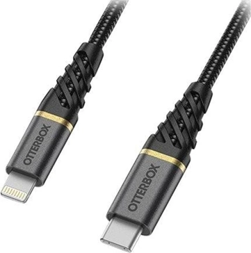 Otterbox USB-C/Lightning кабель-адаптер Premium 1.0m black