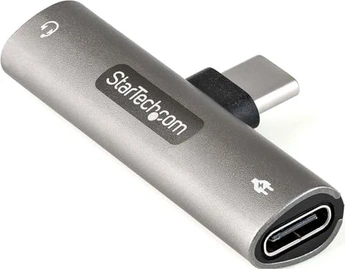 StarTech USB-C audio- & зарядний адаптер3.5mm jack black