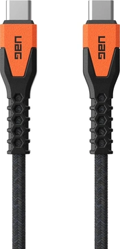 UAG Kevlar Core USB-C to USB-C кабель живлення 1.5m black/orange