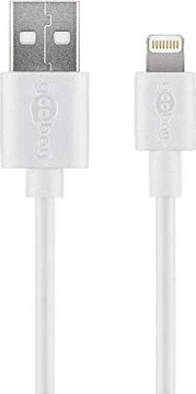 Wentronic Goobay Lightning/USB-A charging and sync кабель 0.5m white