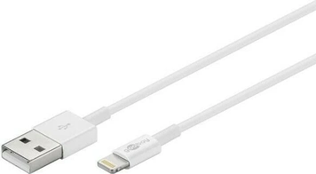 Wentronic Goobay Lightning/USB-A charging and sync кабель 3.0m white