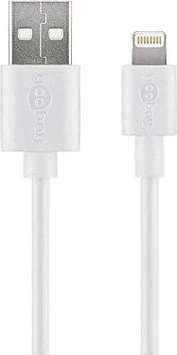 Wentronic Goobay Lightning/USB-A charging and sync кабель 2.0m white
