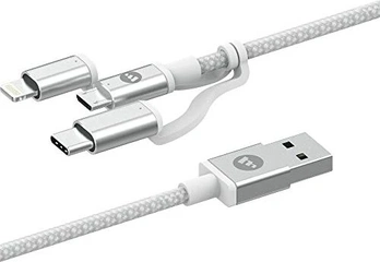 mophie USB-A/Lightning кабель 1.00m white